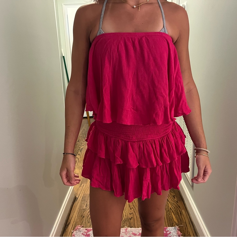 MUSTARD SEED STRAPLESS ROMPER